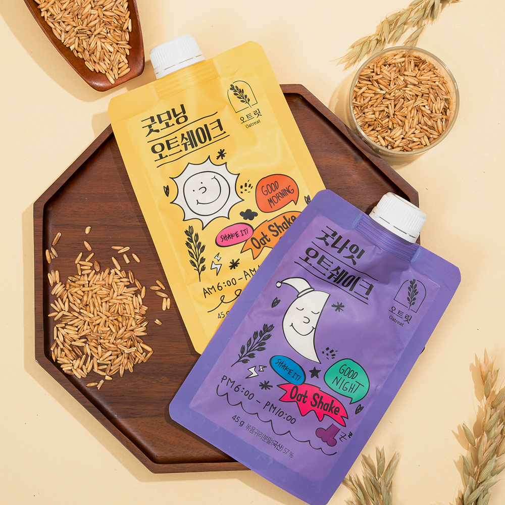 굿모닝&굿나잇 한끼대용 오트쉐이크 45g x 5팩