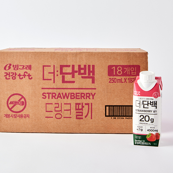 더단백 드링크 딸기 (250ml*18입)