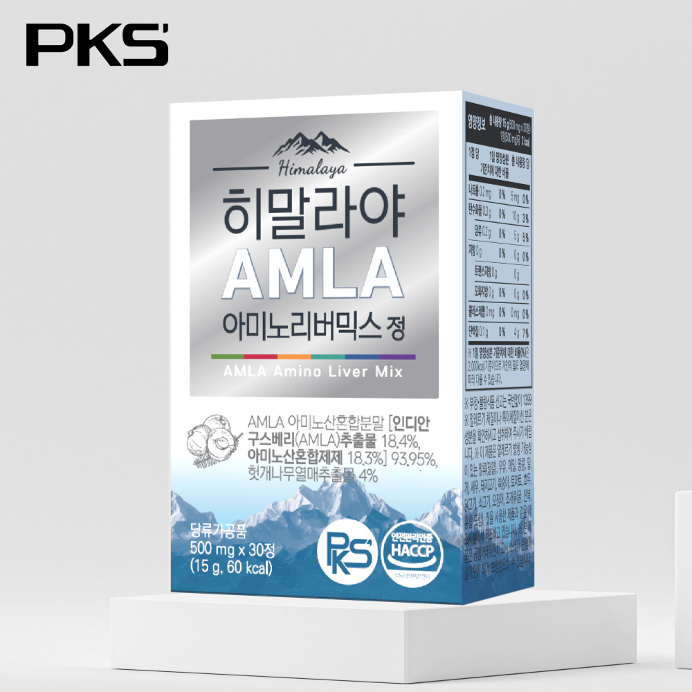 [픽커스] 히말라야 AMLA 아미노리버믹스 500mg x 30정 1박스