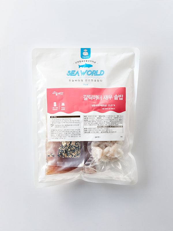 갈릭버터 새우 솥밥키트 (429g/2인분)