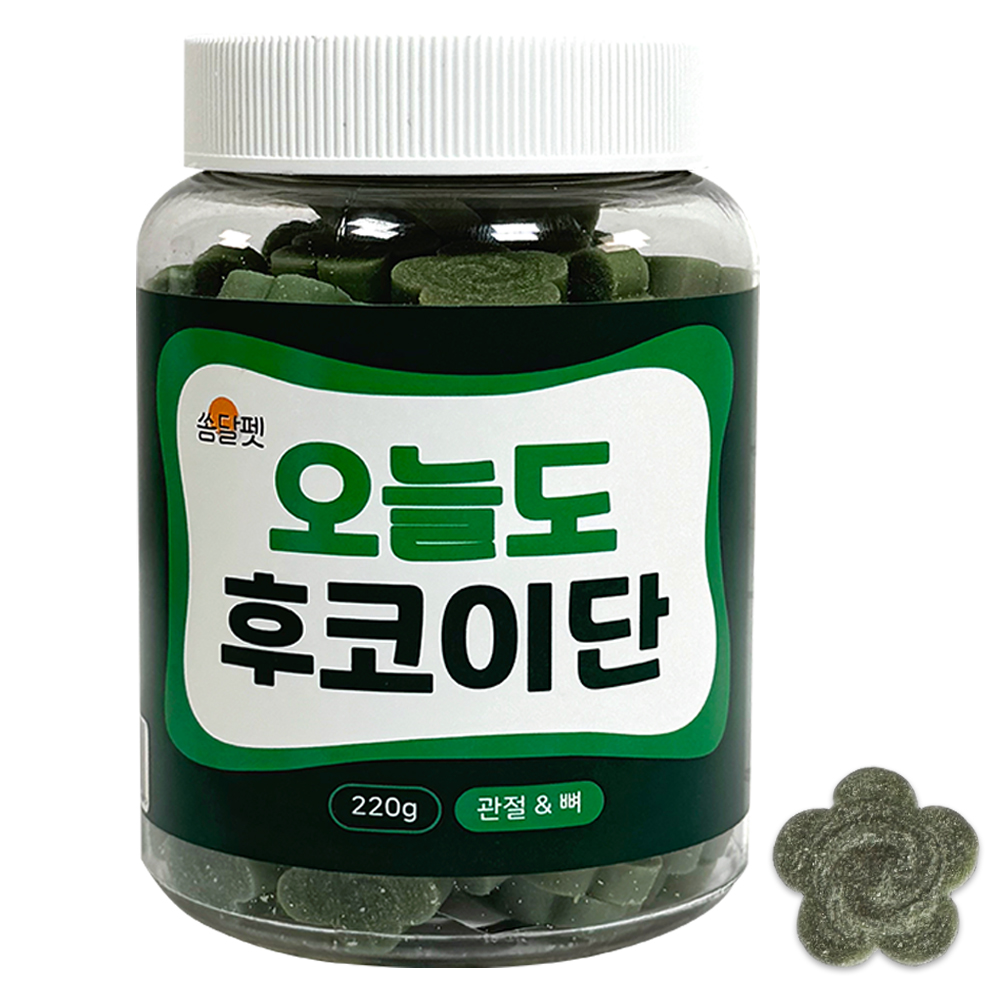 오늘도 후코이단 100개입 관절&뼈 대용량 강아지 영양 간식 대표이미지 섬네일