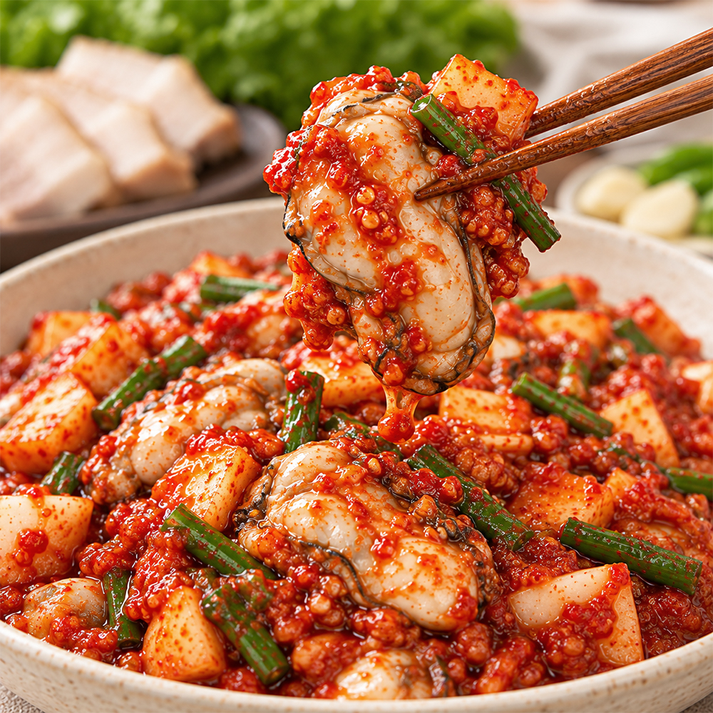 30년 전통 맛깔난 통영 생굴 무침 330g 1팩 /2팩