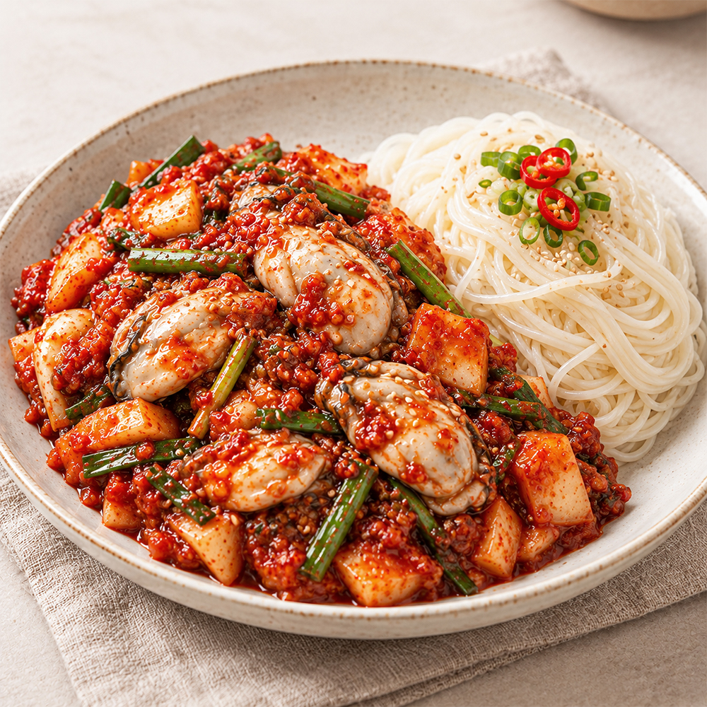 30년 전통 맛깔난 통영 생굴 무침 330g 1팩 /2팩
