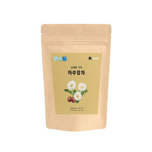 화곡원 하루힘차(국내산 흰민들레+대추) 1.2g x 30티백 간건강 피로회복 무카페인