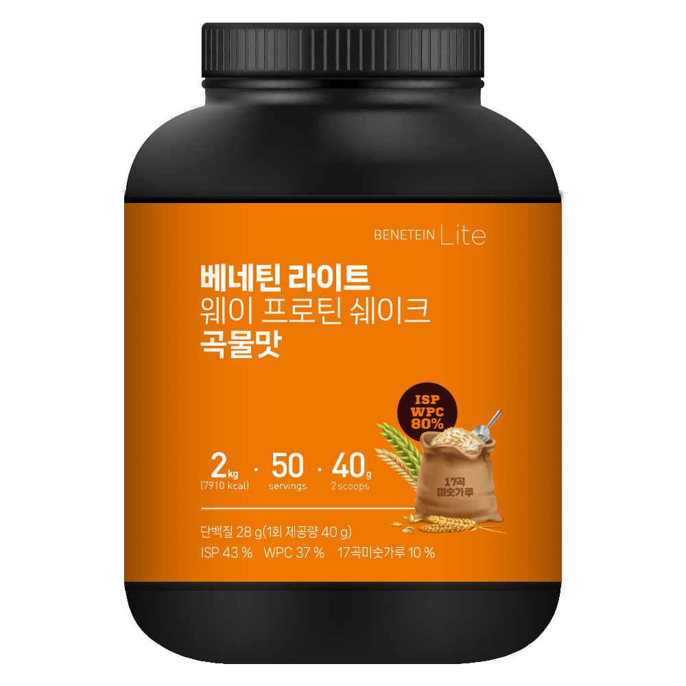 베네틴 라이트 웨이 프로틴 쉐이크 곡물맛 2kg