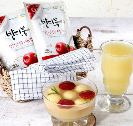 무주 반딧불 햇 사과로 만든 NFC 사과즙 120ml 30봉(일반박스)