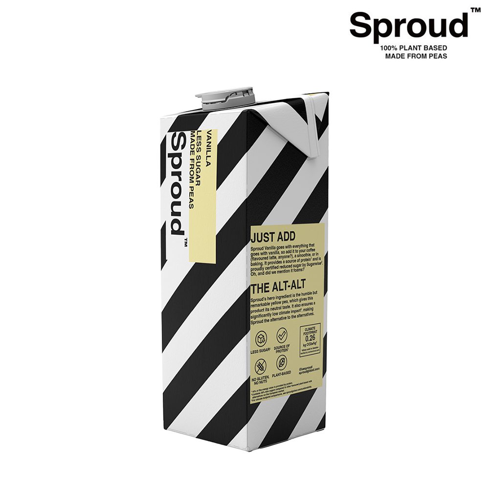 스프라우드 완두콩드링크 바닐라 1L