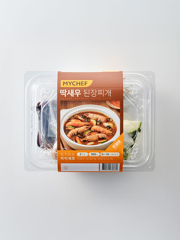 [마이셰프]딱새우 우렁된장찌개(2인분)