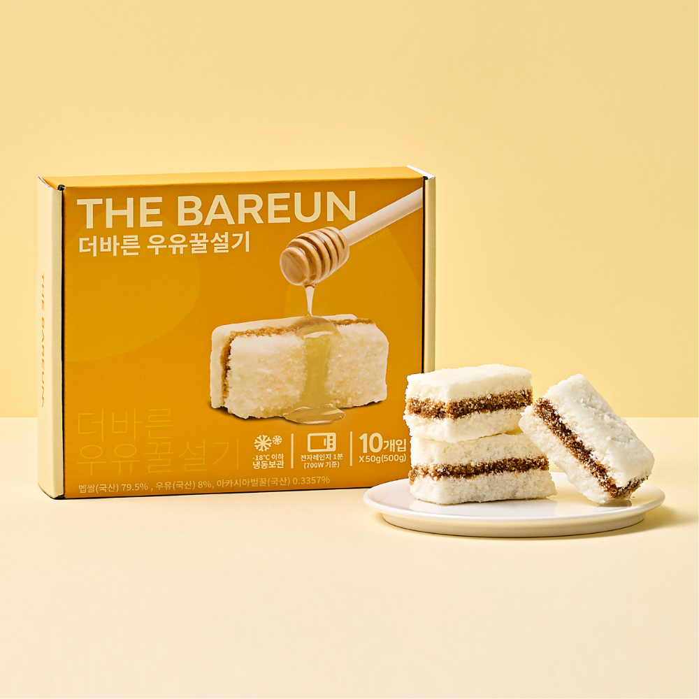 [떡 1위] 우유꿀설기 1box 떡 백설기
