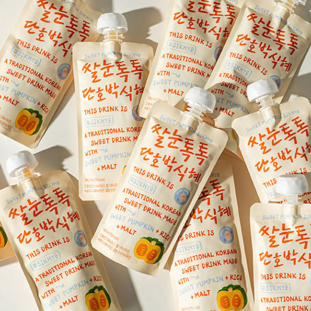 (여수부엌)쌀눈톡톡 유기농쌀 무농약 단호박 식혜 140ml 20팩 대표이미지 섬네일