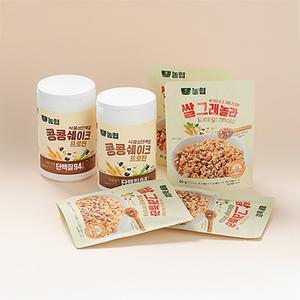 [영월농협] 쌀그레놀라 40g, 콩콩쉐이크 450g (옵션) 대표이미지 섬네일