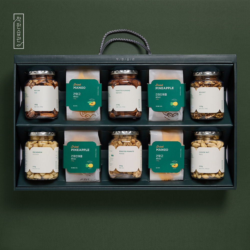 [5+1] 견과 & 트로피칼 건과일 10종 세트