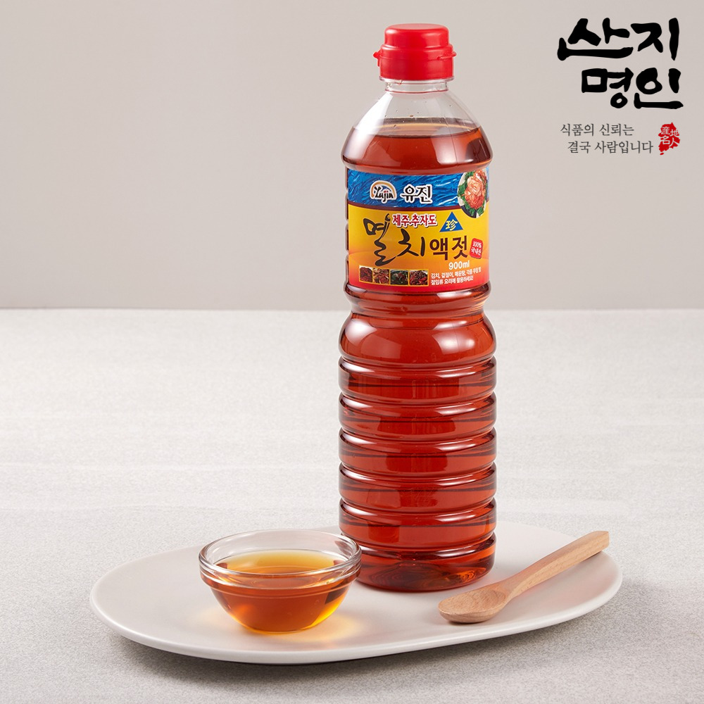 [산지명인] 100년전통 윤판례 제주 추자도 멸치액젓 까나리액젓 900ml