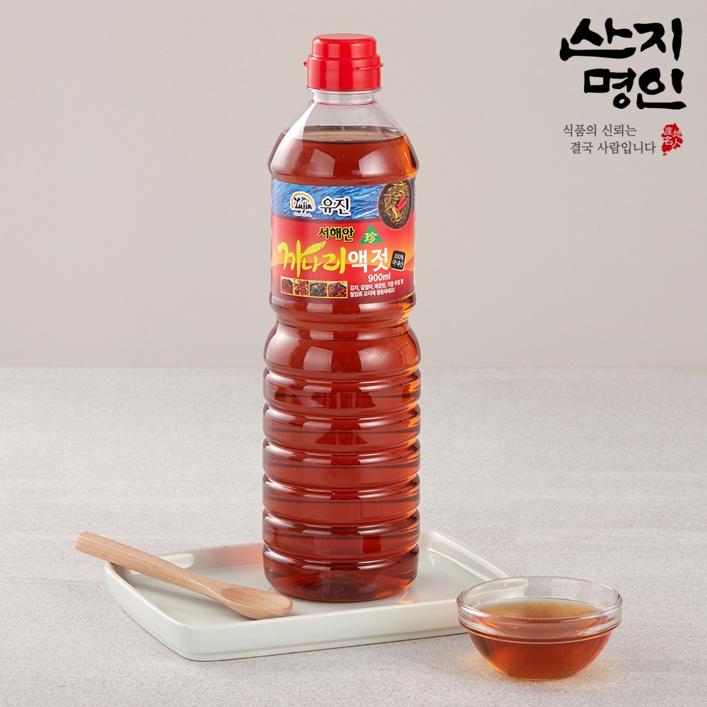 [산지명인] 100년전통 윤판례 제주 추자도 멸치액젓 까나리액젓 900ml
