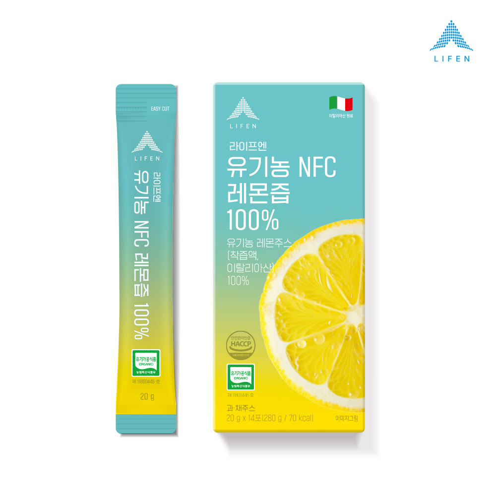 라이프엔 유기농 NFC레몬즙100% 대표이미지 섬네일