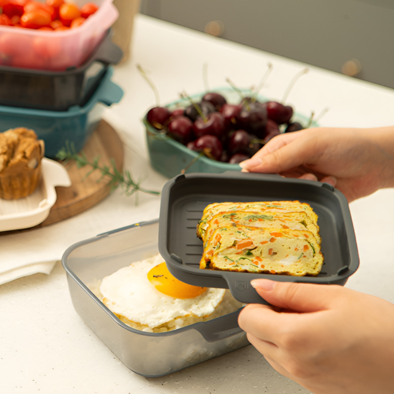 채널앤쿡 BPA FREE 전자렌지 용기 밀폐용기 혼합5P 냉동밥 소분용기 반찬통