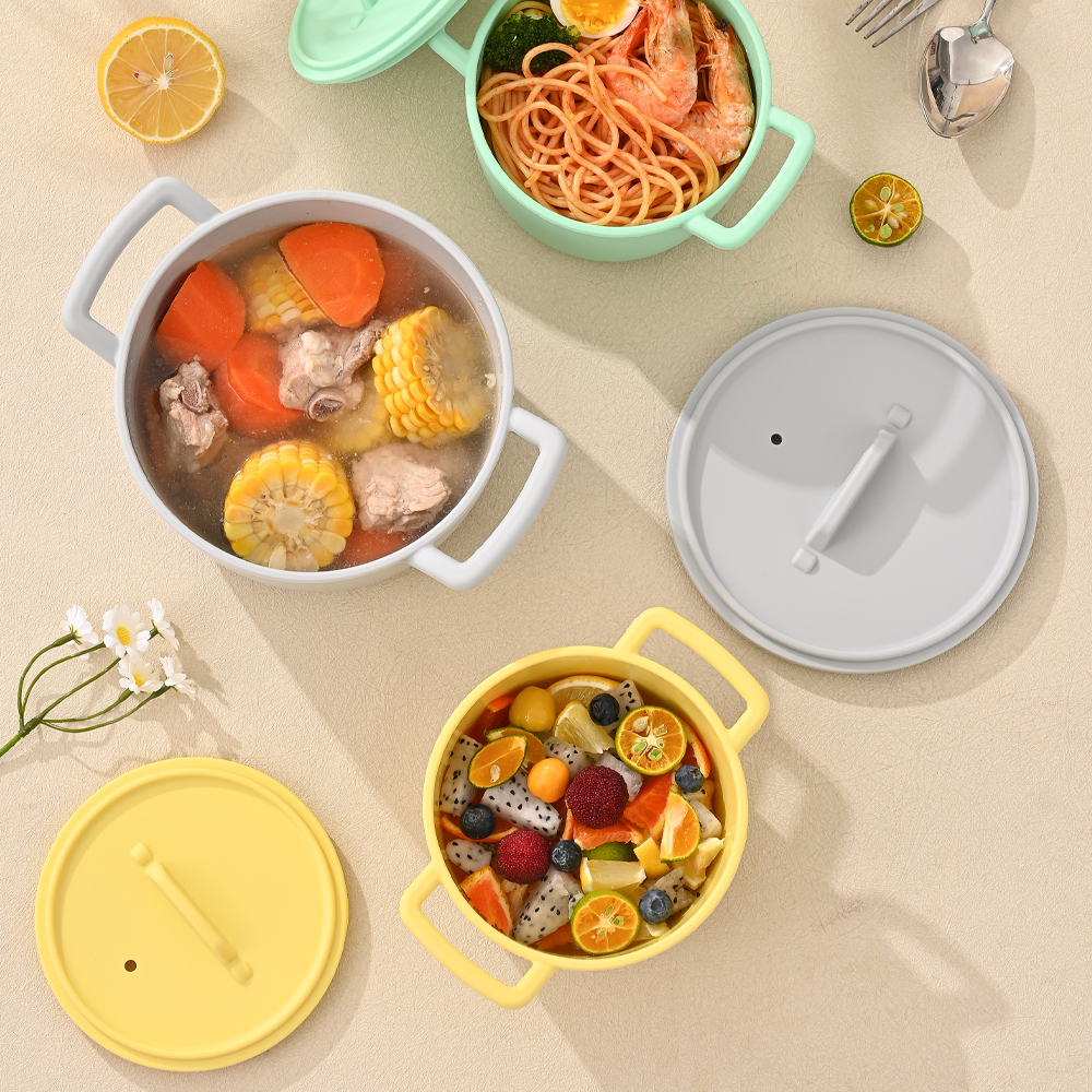 전자레인지 실리콘 찜기 계란찜기 라면용기 1200ml 택 1