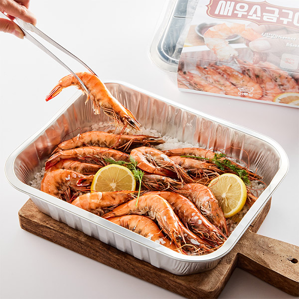 국내산 왕새우 소금구이 (500g)