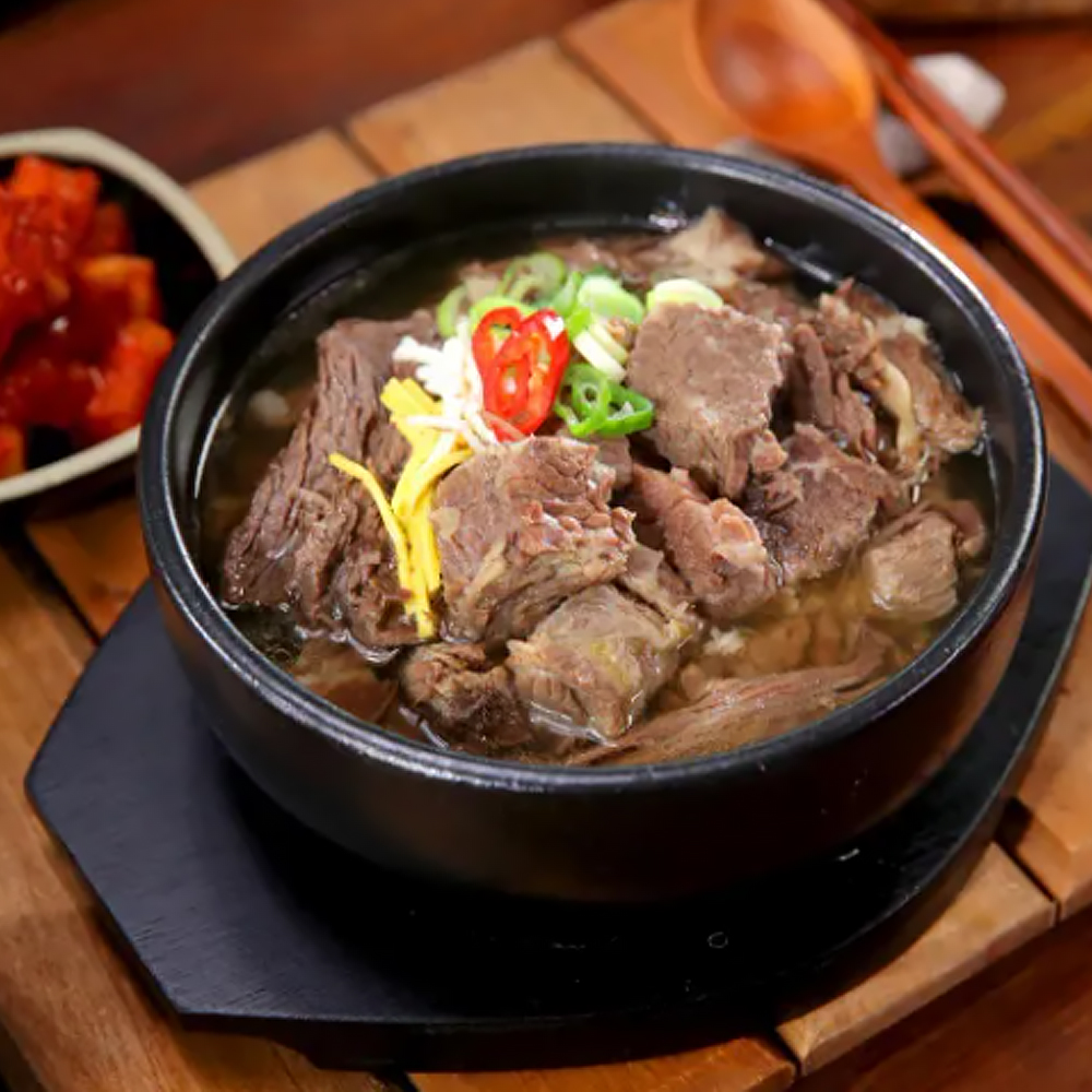 문천식 30년 전통 가마솥 뼈없는 갈비탕(간편 상온보관) 600g x 3팩~