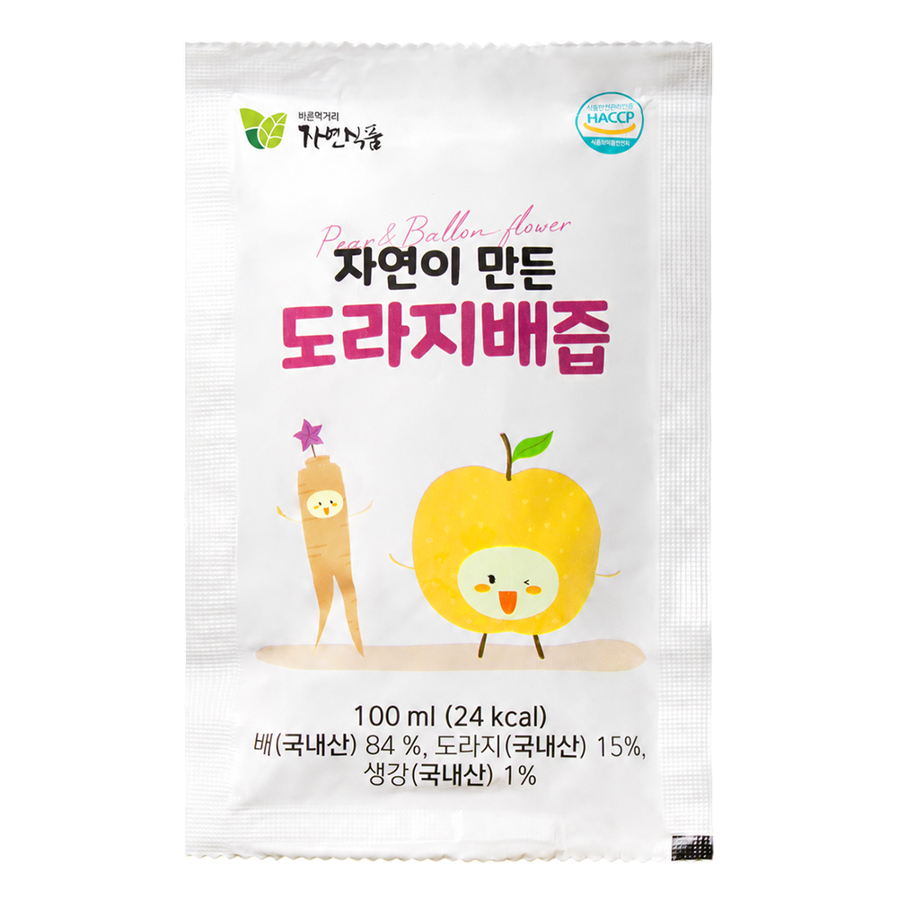 자연이 만든 도라지배즙 파우치 100ml x 30팩
