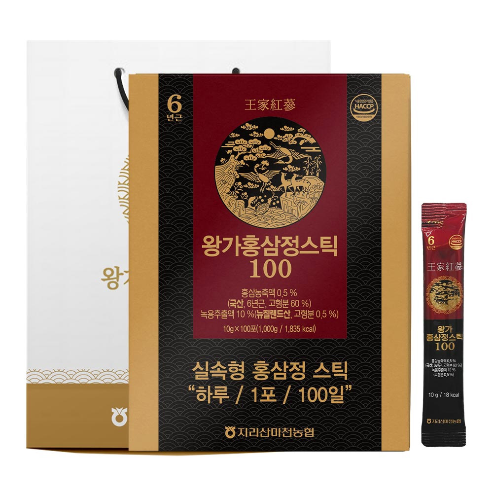 지리산마천농협 왕가홍삼정스틱100 10g x 100포