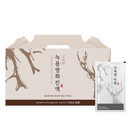 구록원 녹용쌍화진액 110ml 30포 대표이미지 섬네일