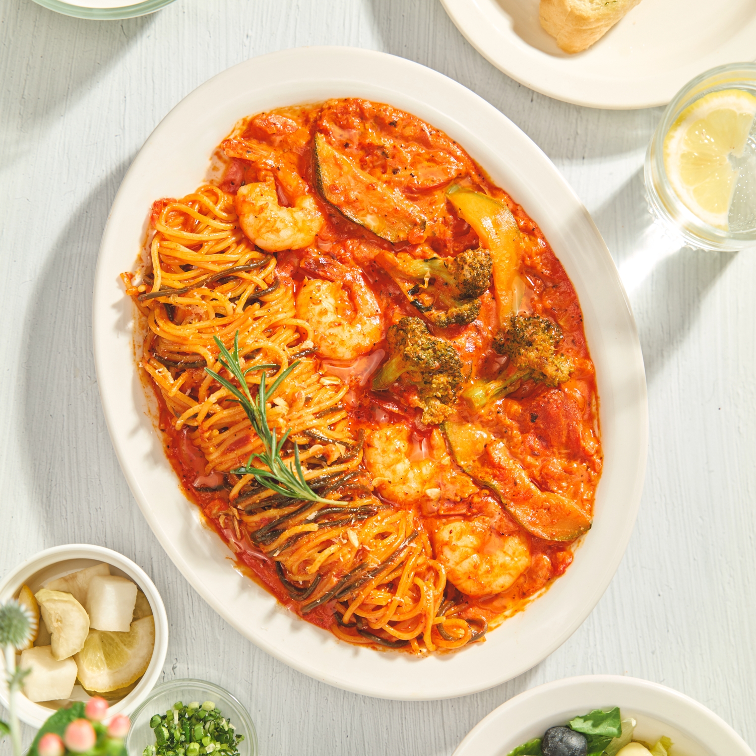 그로또 해산물 로제 파스타 밀키트 950g(2인분)