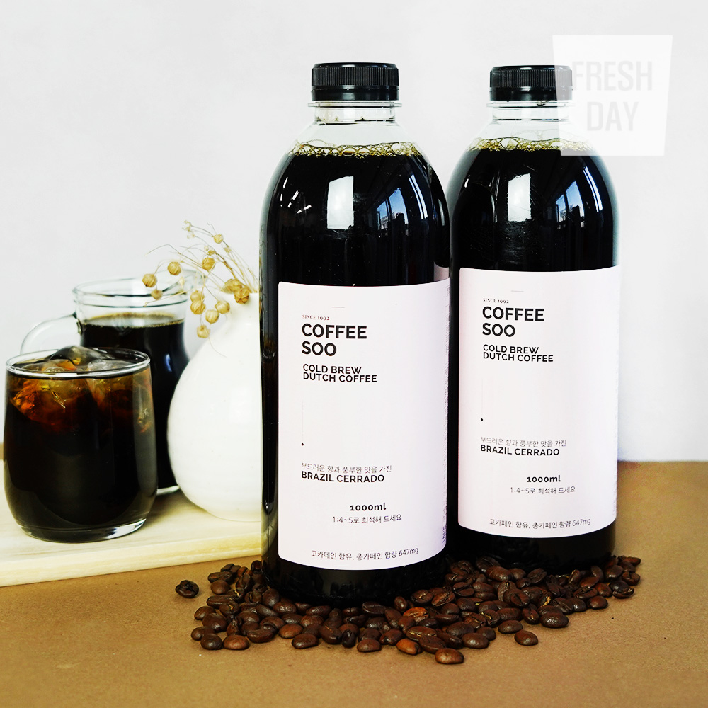 [프레시데이] 콜드브루 더치커피 원액 1L ~ 4L 대용량 커피