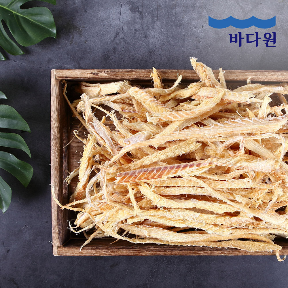 [바다원] 바삭한 황태채 500g 지퍼백 포장 대표이미지 섬네일
