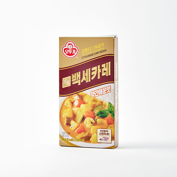 오뚜기 백세카레 약간매운맛 (고형, 200g)