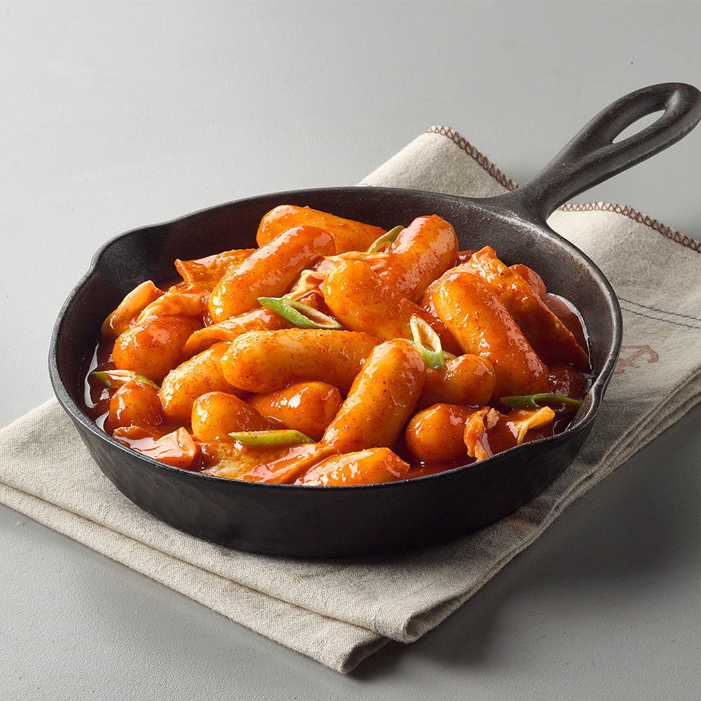[굿스푼 분식세트] 마라 로제 찜닭 덮밥 3팩+치즈 떡볶이+구운계란 4구 저녁식단