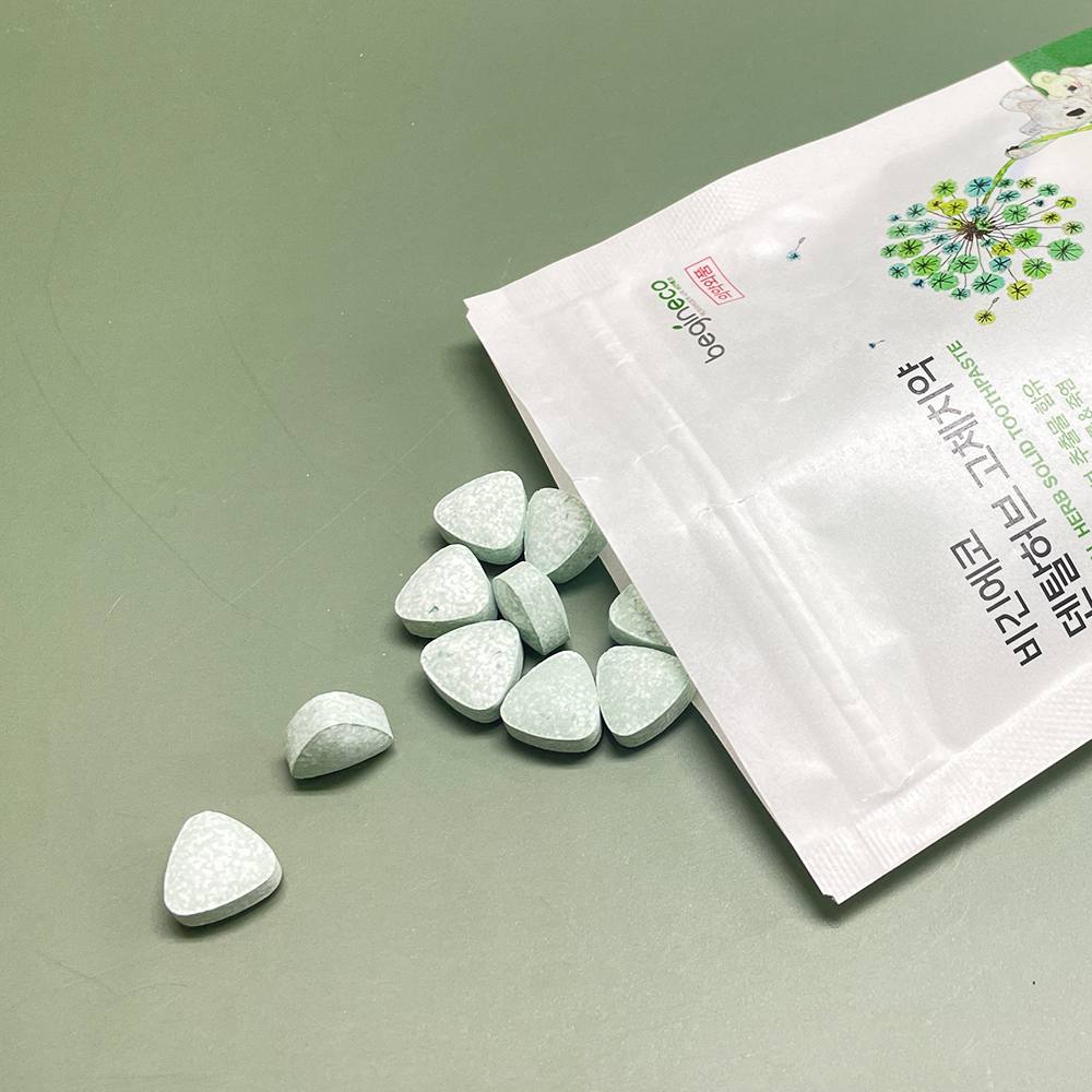 비긴에코 덴탈허브 고체치약 40정+틴케이스