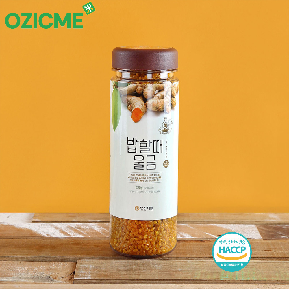 (오직미)밥할때 영양쌀 톳/다시마/표고/녹차/율금 5종선택 명성제분 420g 보틀형