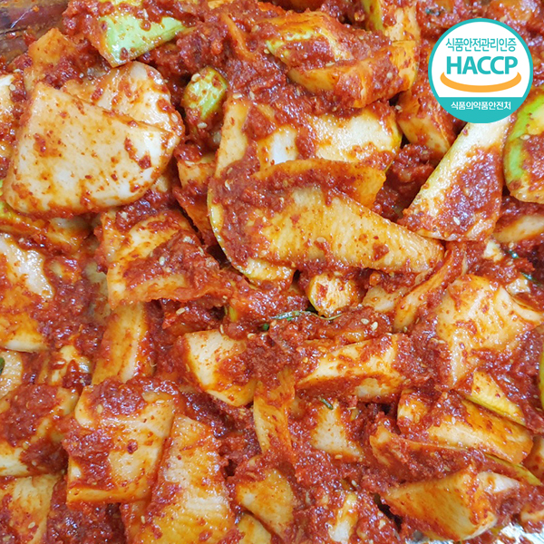 수제아삭 석박지 2종