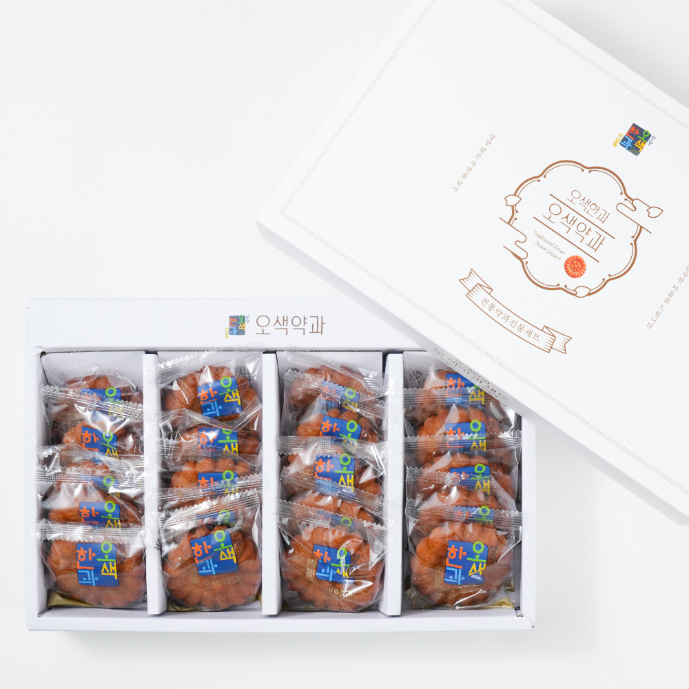 전통 오색약과 선물세트 35g x 20개입 1박스