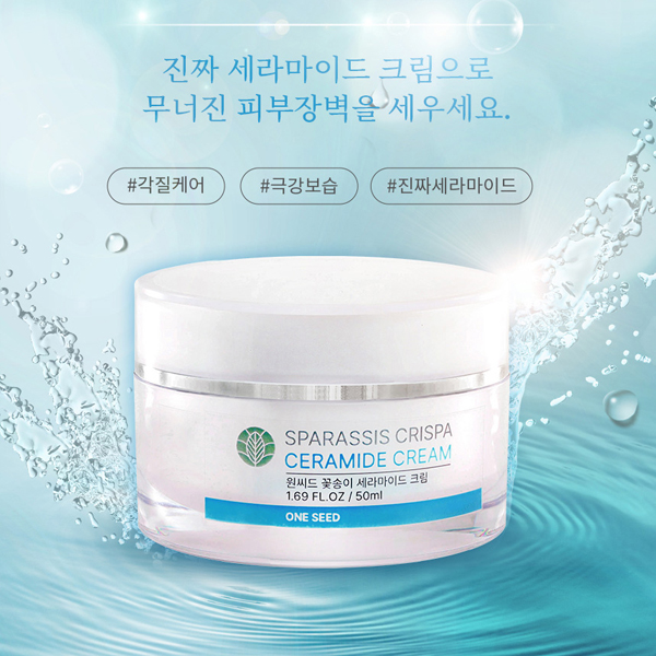 [ONE SEED] 꽃송이 세라마이드 크림 50ml 보습 영양 세라마이드 데일리크림