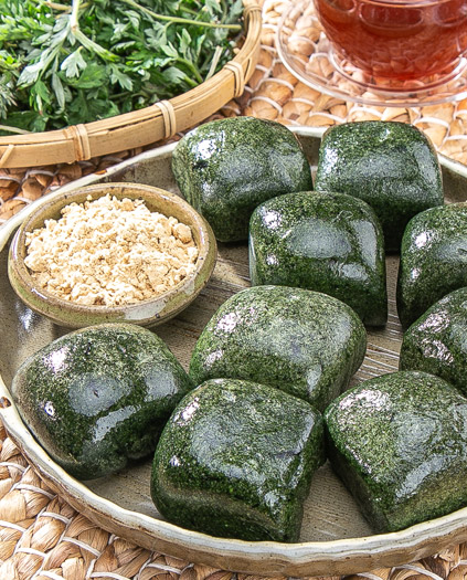 도깨비떡방 30년 전통 쑥인절미 1kg(+콩고물)
