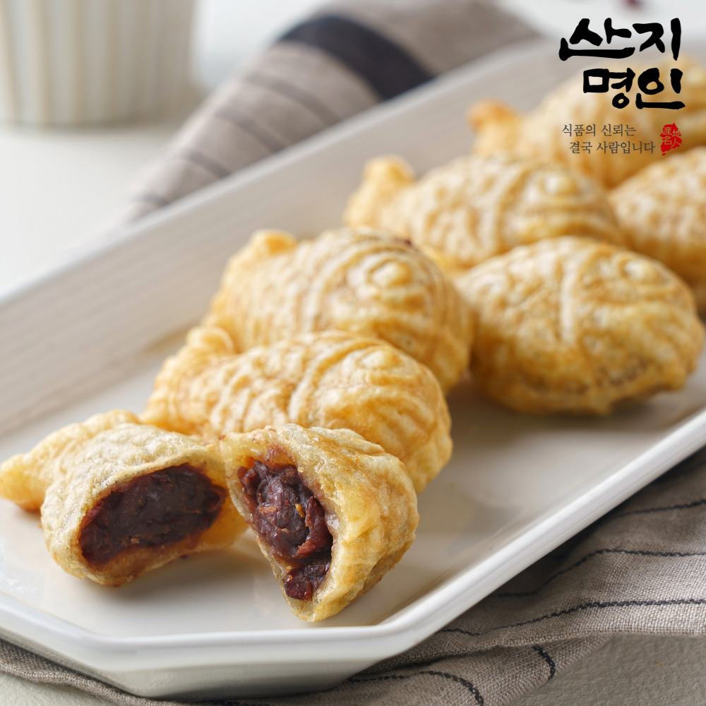 [산지명인] 한입 미니 냉동 붕어빵 750g / 팥 슈크림 카스테라 피자 초코
