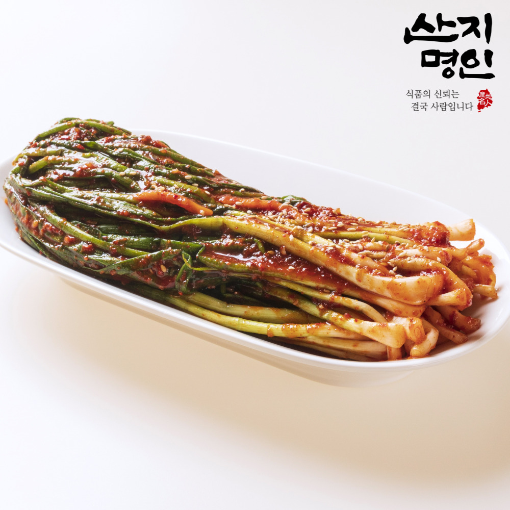 [산지명인] 국산 당일 갓 담근 파김치 1kg 해썹인증 가정용