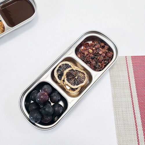 304 스테인리스 반찬 캠핑 나눔접시 스텐접시