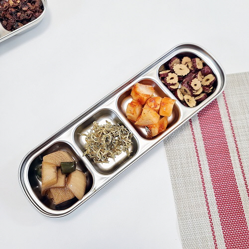 304 스테인리스 반찬 캠핑 나눔접시 스텐접시