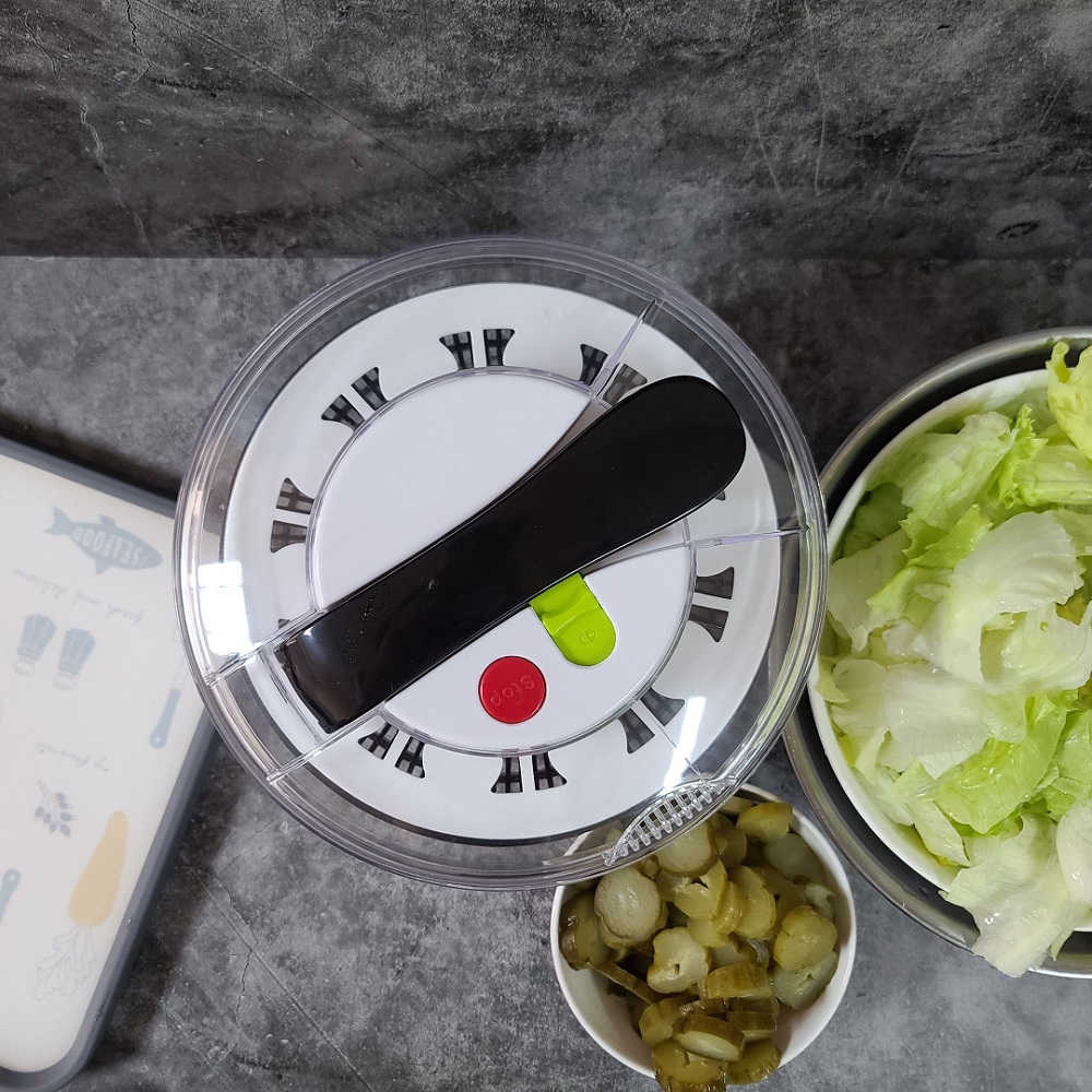 반자동 샐러드 스피너 야채탈수기 24cm