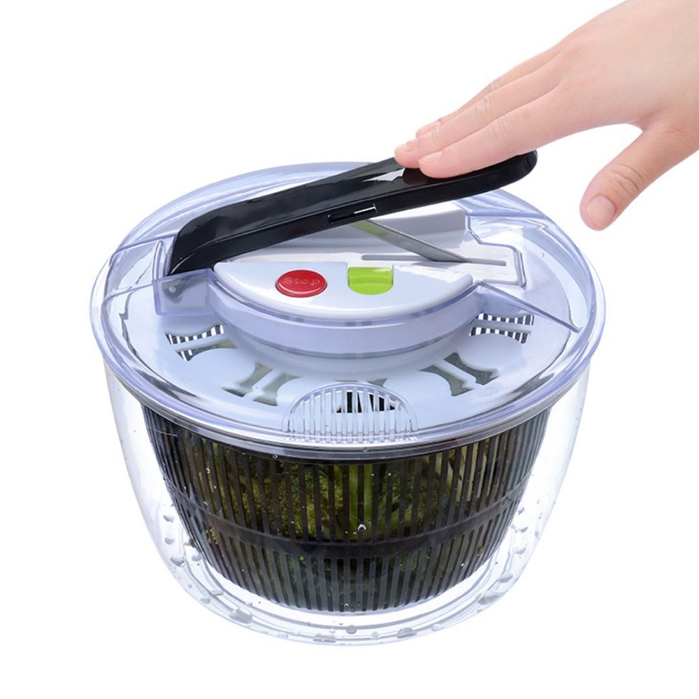 반자동 샐러드 스피너 야채탈수기 24cm 대표이미지 섬네일