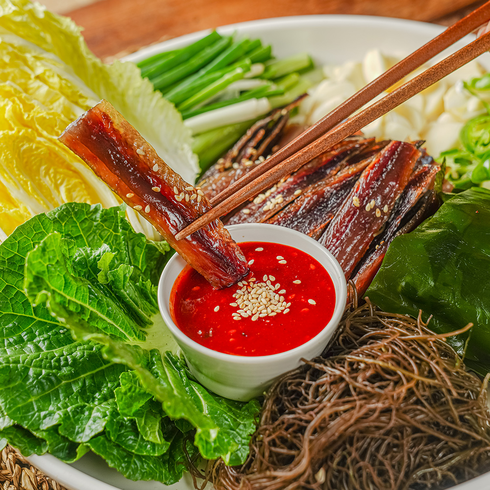 포항 구룡포 과메기 손질 야채세트 5미 10미 꽁치 발과메기 대표이미지 섬네일