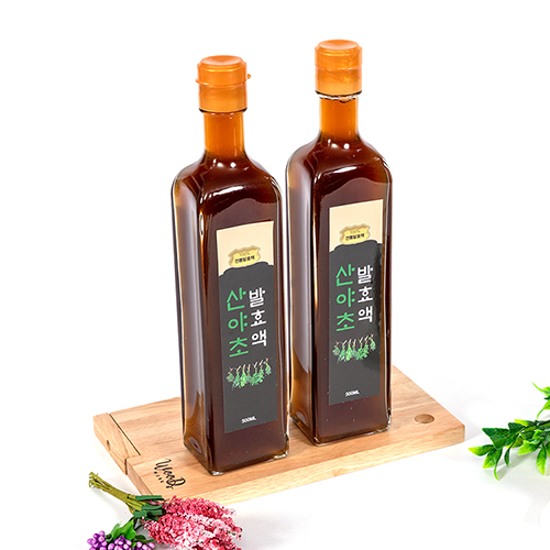 발효식품연구소 풍경 국내산 산야초 발효액 500ml 무설탕 5년이상숙성 대표이미지 섬네일