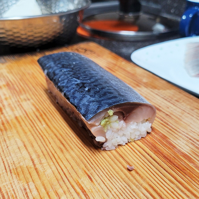 국산 제주도 고등어회 시메사바 초밥용 고등어초절임 회