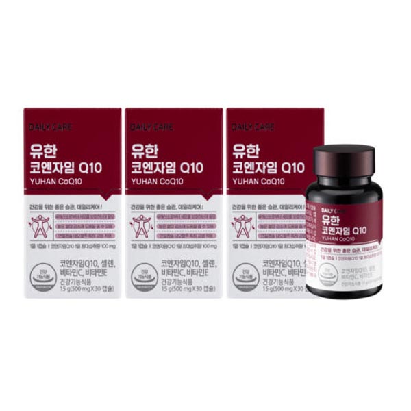 유한양행 코엔자임Q10 x 30캡슐 1개월분 항산화 영양제