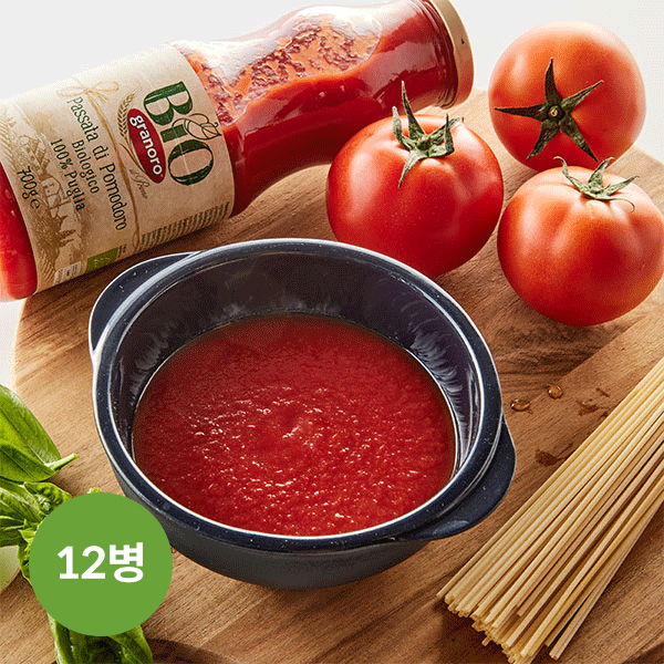 유기농 파사타 토마토 퓨레 대용량 (700g×12병)