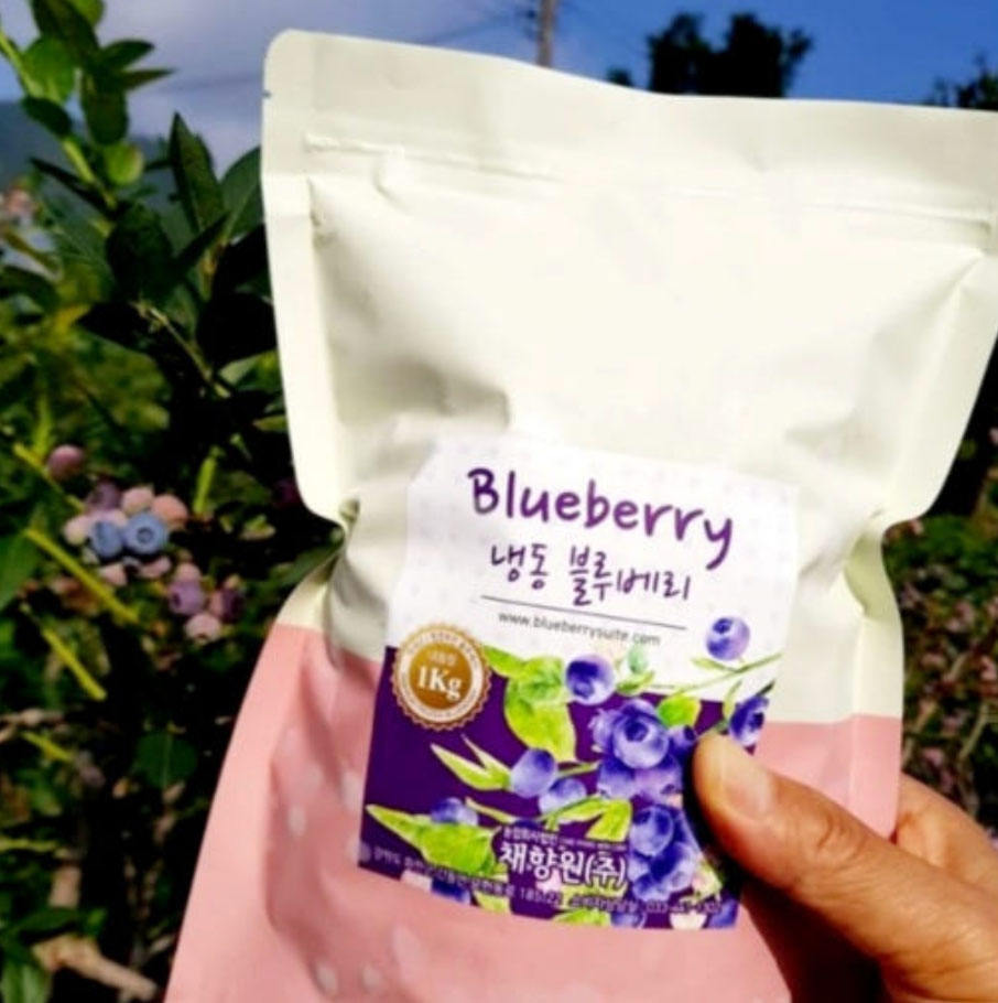 국내산 냉동블루베리 무농약 냉동 과일 생블루베리 1kg [원산지:국산(강원도 화천군)]