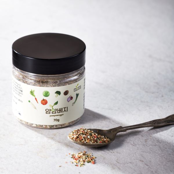얌얌베지 8가지 건조 야채알갱이로 만든 유아식 이유식 중기 간편 국 찌개 볶음밥용